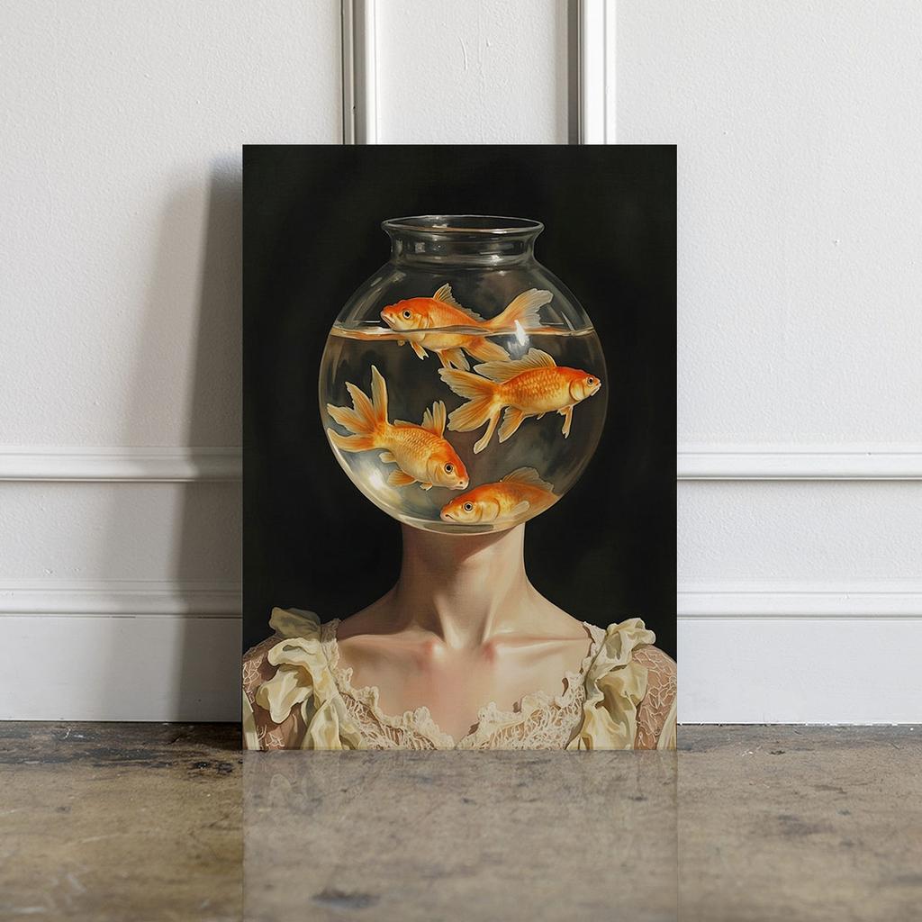 Canvas Print Portrait Aquarium