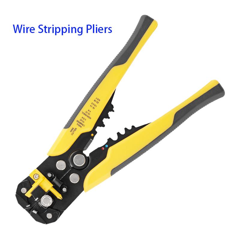 

Electrician Wire Tool Cable Wire Stripper Cutter Crimper Automatic Multifunctional Crimping Stripping Plier Repair Tools