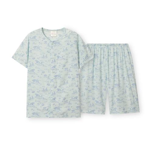 

[ORCITE] Magic Ocean Short-Sleeve Pajamas F116 [Shipped from Korea] 100% Authentic XL