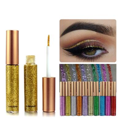 Ombretto glitterato alla moda Glisten Makeup Eyeliner liquido luccicante a lunga durata