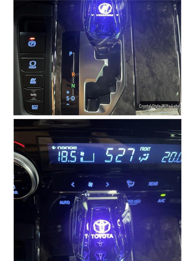 Crystal Gear Shift Knob for Toyota Alphard and Vellfire