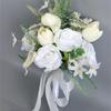 Wedding Bouquets with Ribbon for Bridal, Bridesmaids, Anniversary, Wedding