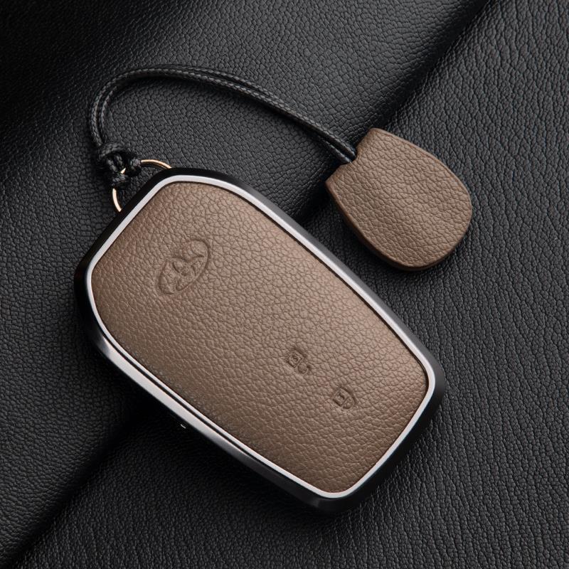 Skórzany Etui na Kluczyki do Toyota Camry, Highlander, Prado, Land Cruiser, Venza, RAV4 - 9. Gen