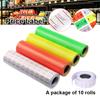 10 Rolls Price Label Single Line Price Label Tag Mark Gun Label Sticker 5500 Price Paper 500 Stickers Coding Paper