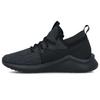 Emergence Simple Sports Mesh Shock Absorption Wear-Resistant Low-Top Marathon Running Shoes Women Sneaker Black 192345-01
