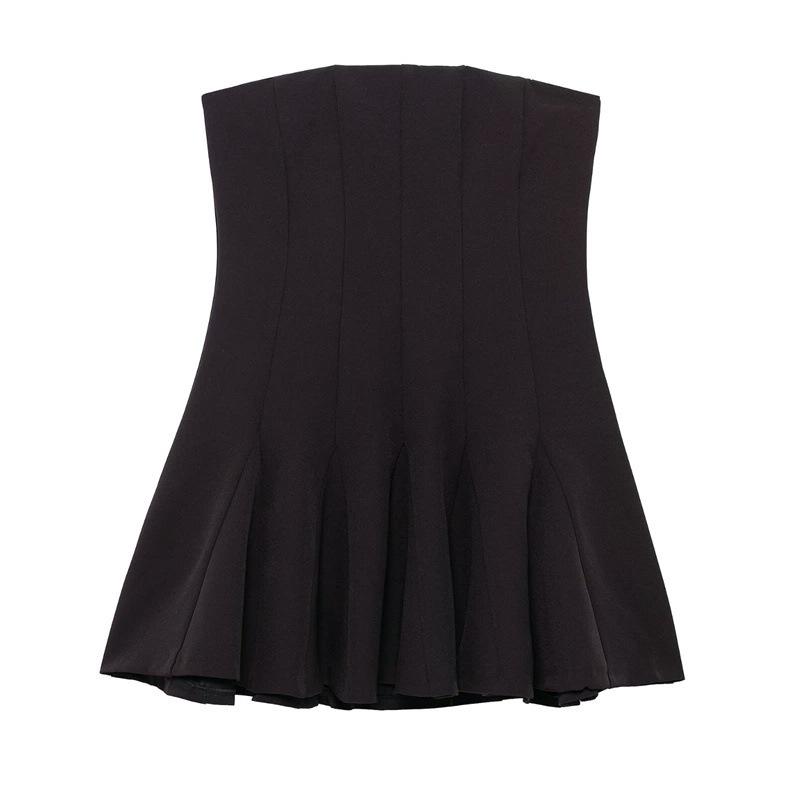 

TAOP&ZA Women s Elegant Strapless Wavy Short Dress 2160777 - Spring/Summer Collection Large