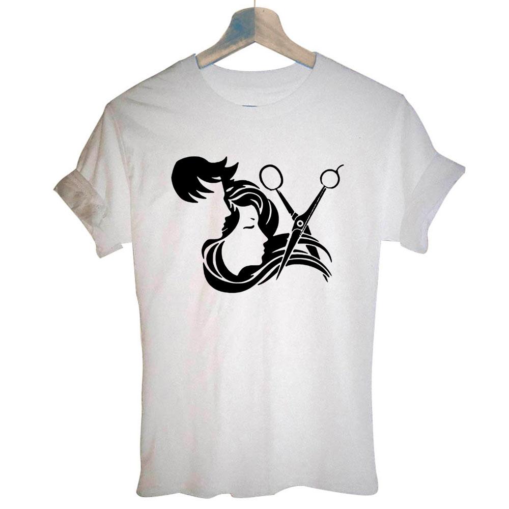Funny Barber Weapon Scissors T Shirt Hairdresser Barber Hair Stylist Definition Hip Hop Harajuku T-shirt Women Clothing