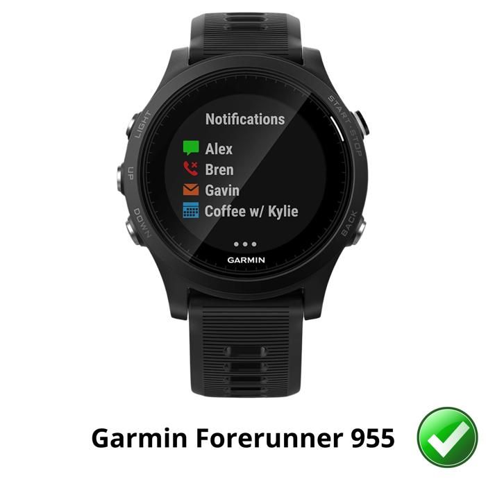 Screen Protector for Garmin Forerunner 955 [6 Pack] Ultra Thin Resistant Protective Plastic Film Phonillico