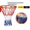Kraftig Basketballnet Holdbart Flettet Nylon Flere Farver Til Banbrug