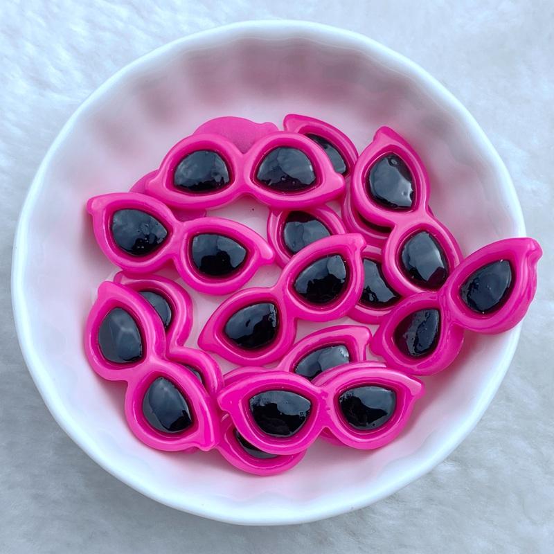 

10 шт. Милые миниатюрные смоляные 11*30 мм МУЛЬТЯШНЫЕ очки Серия Плоская задняя сторона Скрапбукинг DIY Ювелирное ремесло Украшение