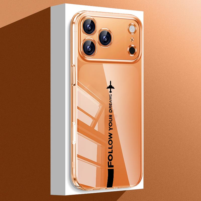 

Airplane Route Pattern Transparent Phone Case For iPhone 17 16 15 14 13 Pro Max 17 Pro 11 Clear Crystal Shockproof Hard PC Cover iPhone17