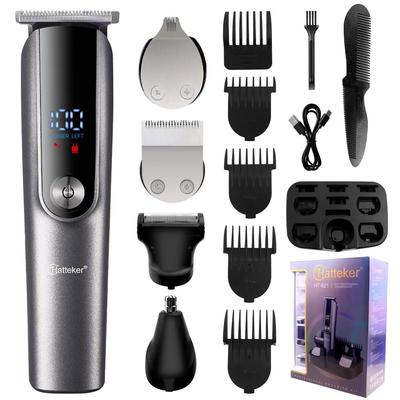 Aparat de tuns barba 5 in1 Aparat electric de tuns pentru barbati Aparat de ras pentru nas/urechi Kit de tuns pentru barbati