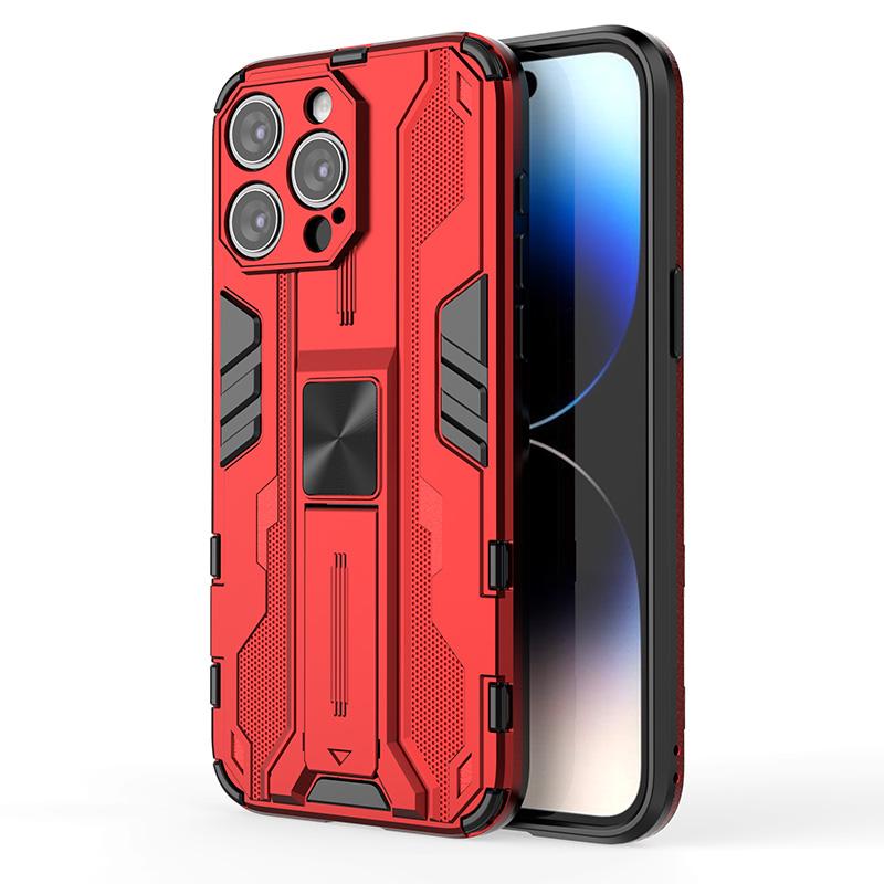 Armor Structure Shockproof Case For iPhone 15 14 13 12 Mini 11 Pro Max XS XR 8 7 6 Plus 8 7 6 G SE2 Holder Cover Magnetic Shell