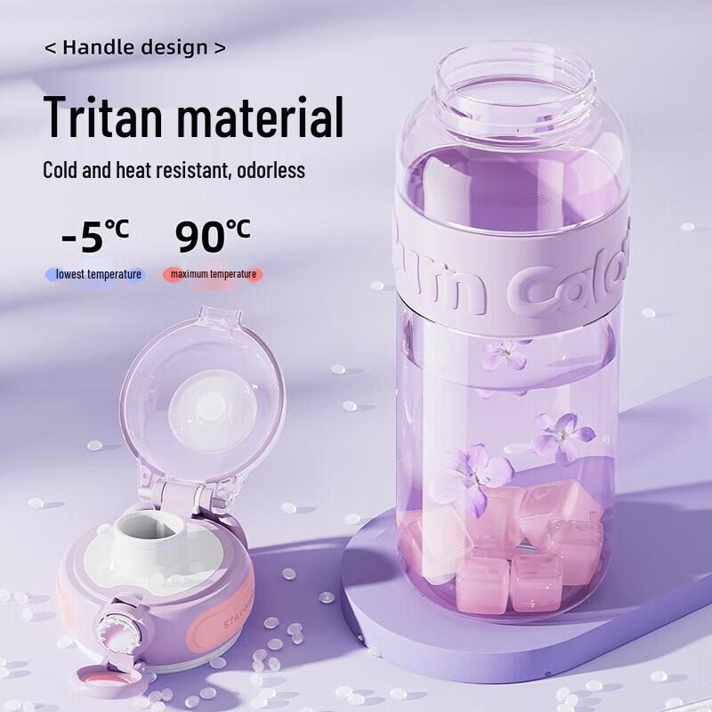 JEKO&JEKO Large Capacity Student Sports Water Bottle with Straw