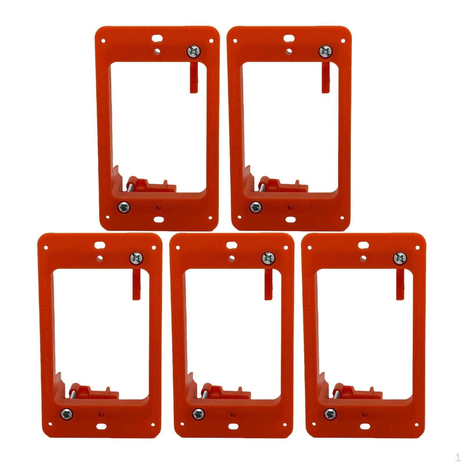 

5x Кронштейны для монтажа низковольтных устройств, 1-местный держатель панели