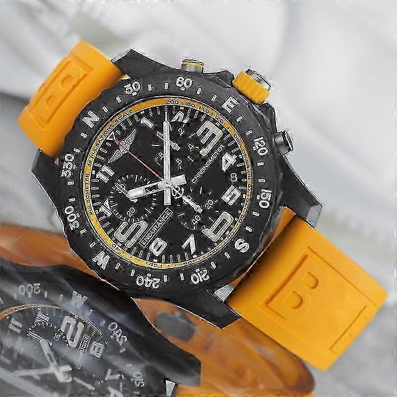 Chronograph Uhr für Herren Luxus Quarz High-End Sport Multifunktionale Sechs-Zeiger Professionelle Herrenuhren