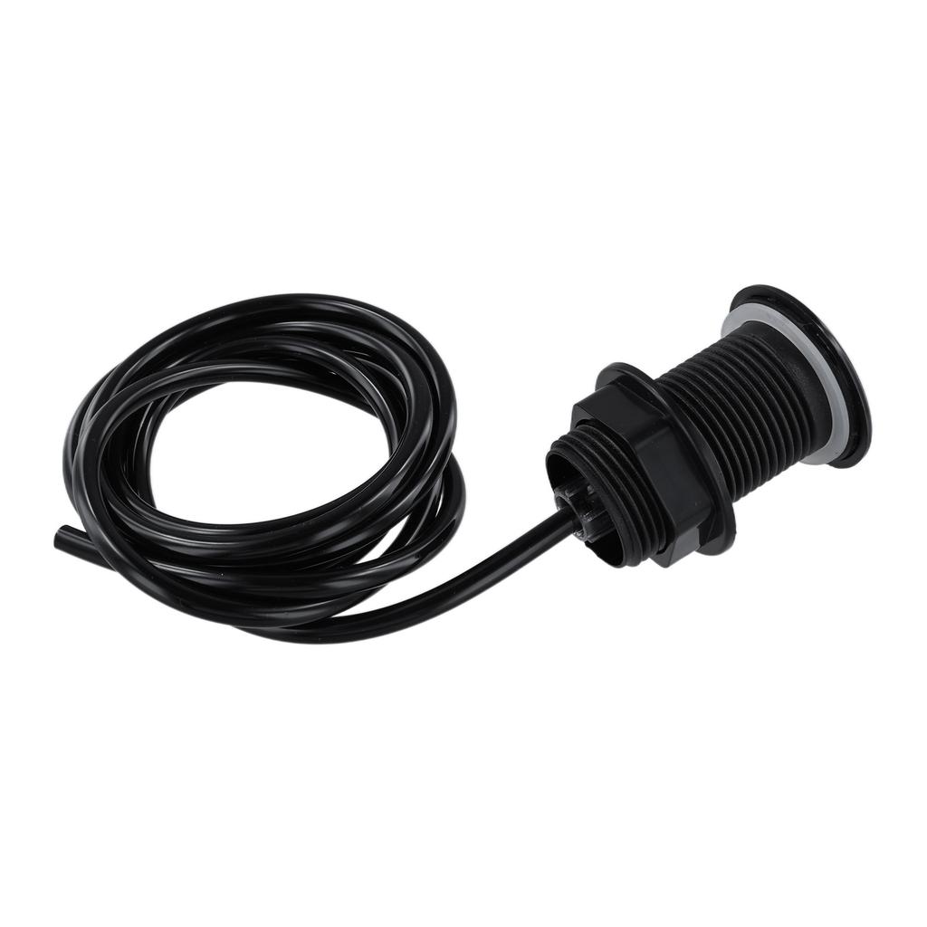 1set Switch Push Button Cover With 1.5m Hose Garbage Disposal Air Switch Food Waste Disposal Device Push Button Replacement Kit