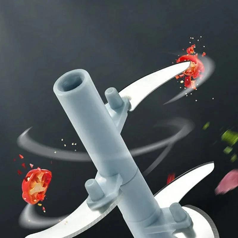 500 ml/900 ml Domácí lis na česnek Ruční mlýnky na maso 3/5 čepele Ručně tažený sekáček na zeleninu Kuchyňské doplňky Nářadí