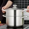 Wutuo Thickened 304 Stainless Steel Soup & Steamer Pot