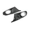 Fog Grille Insert With Car Styling Chrome Ring For Volkswagen For VW Golf MK6 Jetta Sport Wagon