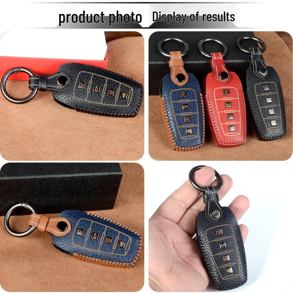 Genuine Leather Key Cover for Great Wall Haval Models H6, H2S, M6, H9, F5, H4, Big Dog, F7, H7