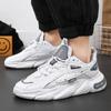 Men's Platform Sneakers New Style Mesh Breathable Running Shoes 2024 Fashionable Casual Mens Soft Sole Comfortable Sports Shoes