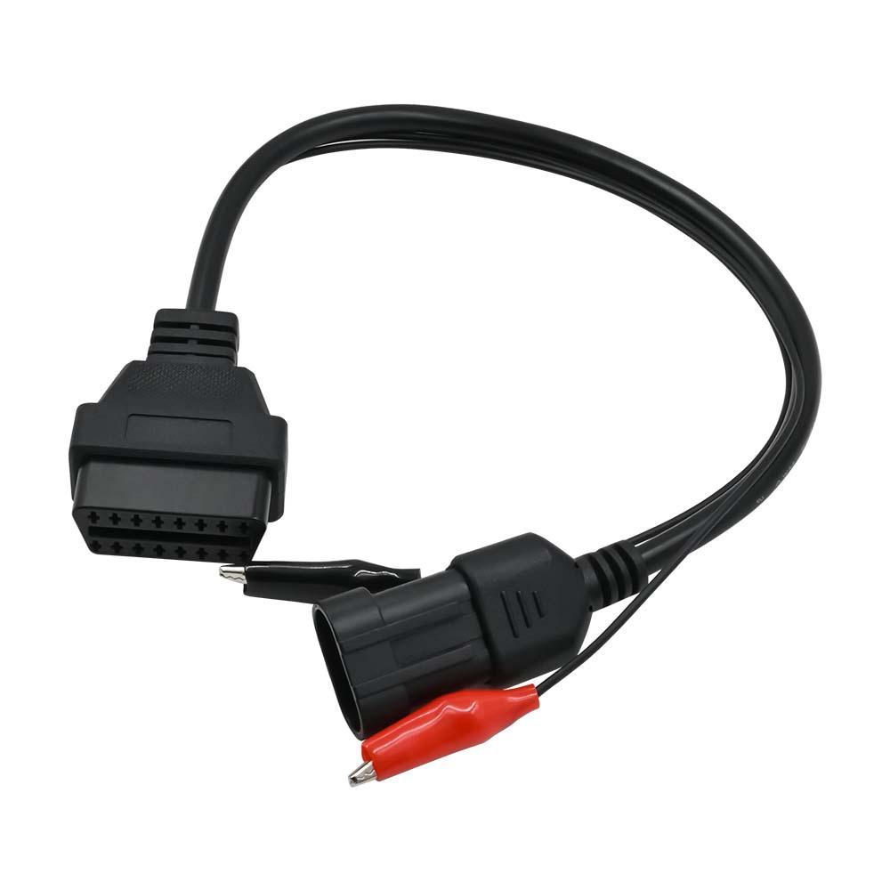 OBD2 Kabel 3Pin Naar 16Pin Voor Fiat Voor Lancia Voor Alfa Romeo OBDII Stekker 3 Pin Connector Adapter Auto Verlenging Diagnostische Kabels