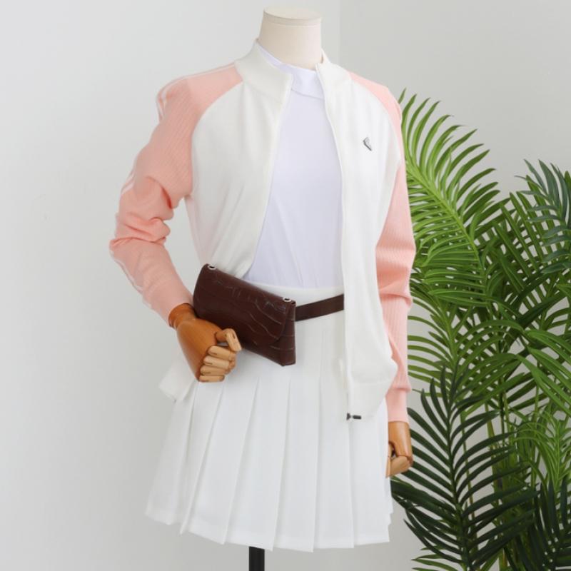 Shop   Women Golf Wear Skirt White Ns Wsk 0801