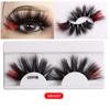 8D Colored Mink Hair False Eyelashes Natural Docile Thick Eyelashes