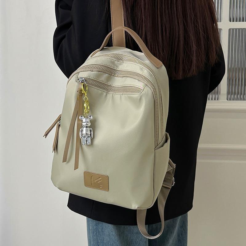 Women's shoulder bag, new trendy fashion casual bag, high-end leather large-capacity backpack