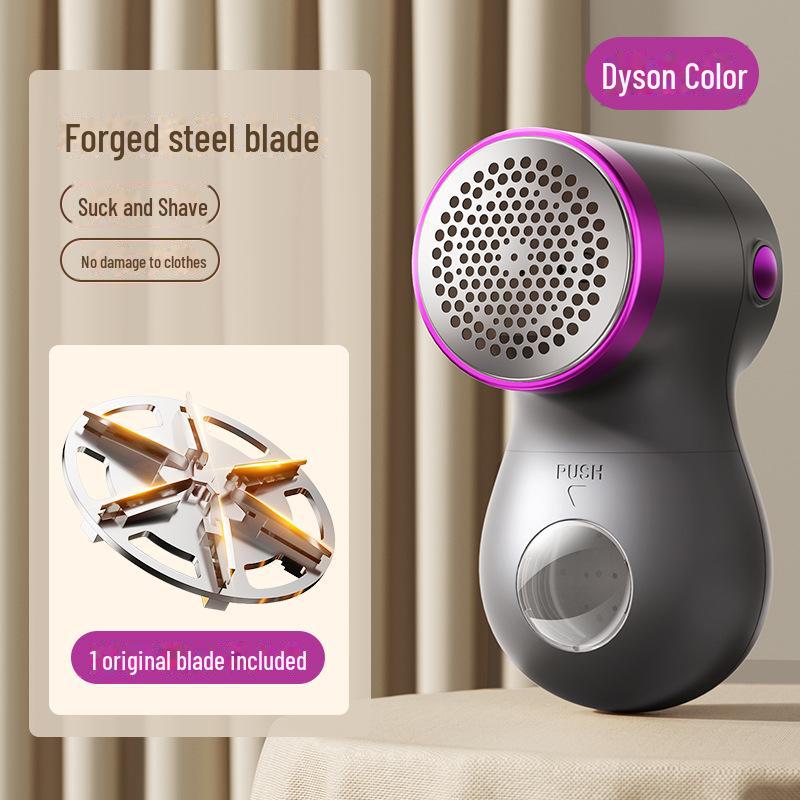 

Перезаряжаемый прибор для удаления волос и абсорбер: Триммер, бритва и устройство для удаления волос с одежды. 1 blade темно-фиолетового