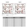 Cartoon Panda Bubu Dudu Pillowcase Double-Sided Printing Cushion Cover Decorative Throw Pillow Case Cover Home Square 40*40Cm