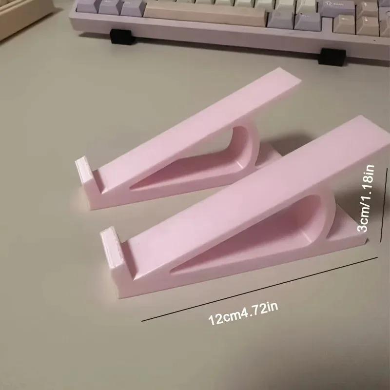 

1pc Ergonomic Keyboard Riser, Non-Slip Universal Stand with Multi-Color, Perfect for Office & Gaming Setup, Keyboard Stand рожевий