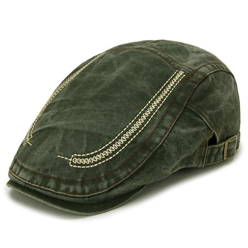 Old Washed Cotton New Visors Men Women Solid Caps Fashion Sunscreen Visor Cap Outdoor Casual Simple Hats Casquette Retro Berets
