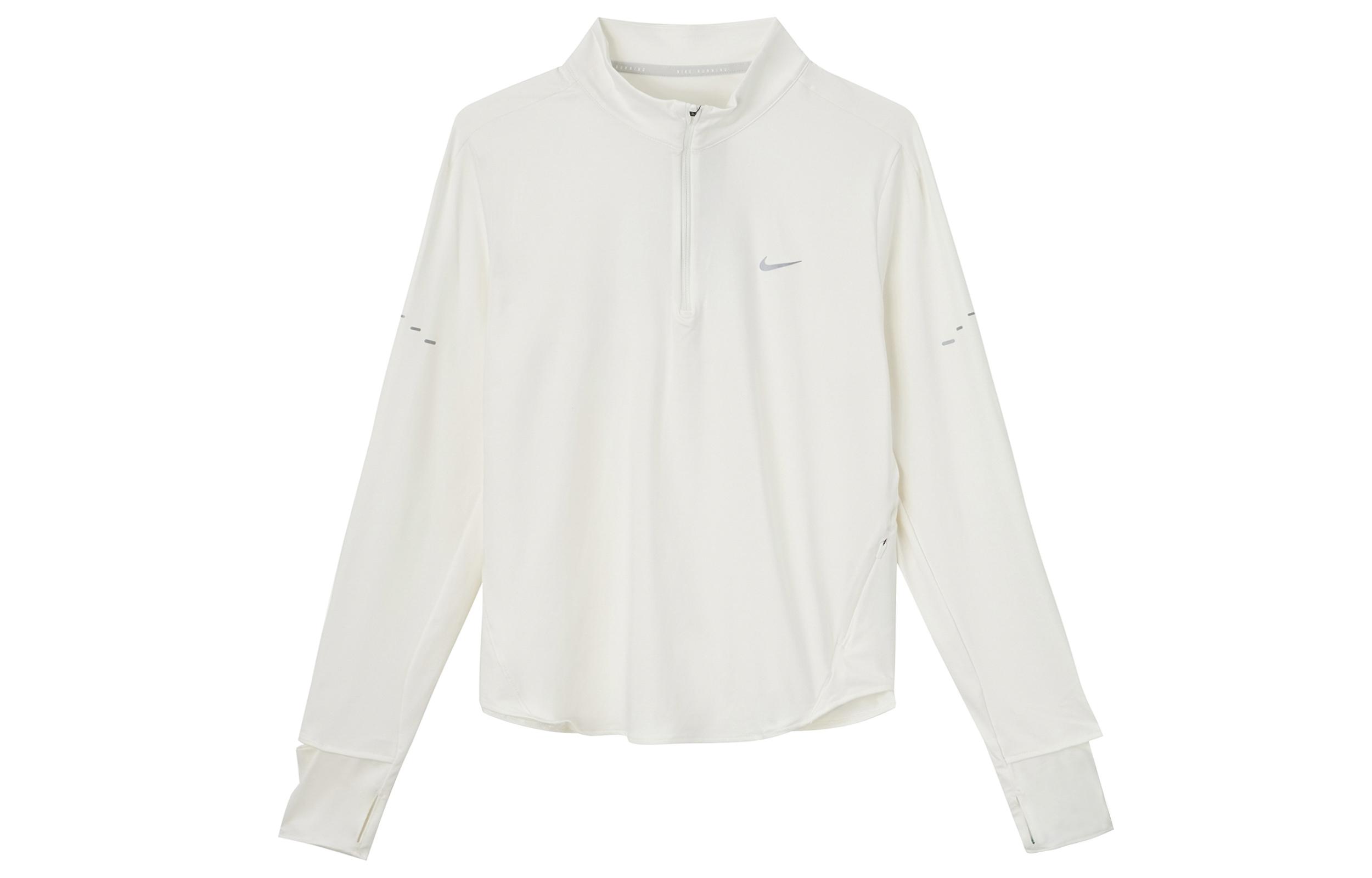 Nike Dri Fit Running T Shirt Women s Sail White HQ0500-133 S