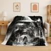 Classic L-Lord of The Rings H-Hobbit Flannel Blanket Soft Warm Throw Blanket for Bedroom Living Room Bed Travel Camping Picnic