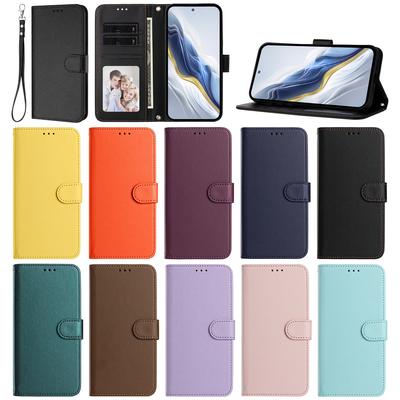 Kožené Pouzdro Pro Samsung Galaxy S25 Edge S24 S23 S22 S21 S20 FE S10 Plus S10E Peněženka Ochranný Kryt Telefonu Držák na Karty Řemínek