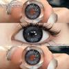 1 Pair Natural Brown Color Contacts Purple Colored Cosmetics Pupils Gray Lenses for Makeup Eyes High Quality Yearly