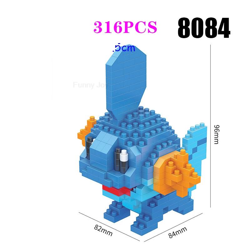 Funny Pokemon Building Blocks Assembly Anime Picachu Charizard Doll Blastoise Bulbasaur Gengar Pokémon Bricks Toy for Kid Gift