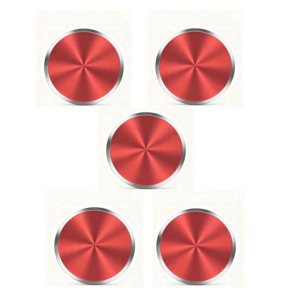 5pcs Sticker Metal Plate Disk Iron Sheet Magnet Mobile Phone Holder Accessories For Magnetic Car Phone Stand Holders