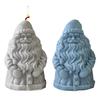 Moule Silicone Père Noël Bougie Aromatique Plâtre Résine Ornements Moules Bougie Aromathérapie pour Décoration Intérieure Fabriqué