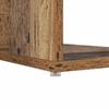 Desk with Shelf Rustic Wood Look 130 x 50.5 x 75 cm Engineered Wood