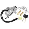 Hihaha Fechadura da Ignição Cilindro da Fechadura da Porta Interna Compatível com Mitsubishi L200 Cyclone Mighty Max 1 Conjunto com 2 Chaves Nº MB894755 Cilindro, / 1986-1994