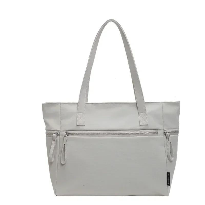 Neue lässige Reißverschluss-Umhängetaschen mit großem Fassungsvermögen im Basic-Stil, neue Hot-Sale-Taschen für junge Frauen, Damentaschen