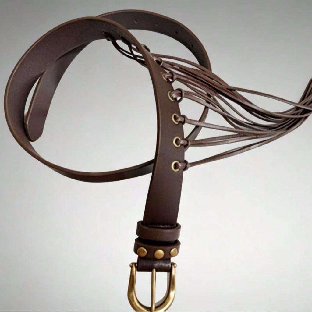 Westlicher Cowboy Quasten Schnalle Scharfe Mädchen Taillengürtel