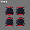 Doofoto 3D Car Reflective Sticker Tape Reflector Fender Warning Bumper Strip Door Handle Bowl Cover Car Exterior Accessories