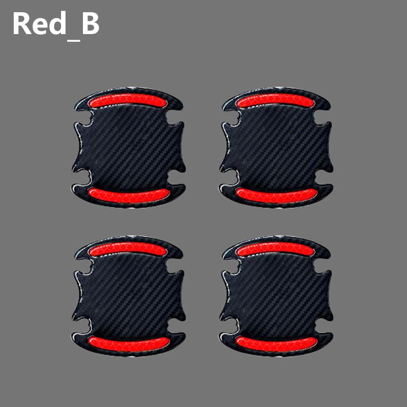 Doofoto 3D Car Reflective Sticker Tape Reflector Fender Warning Bumper Strip Door Handle Bowl Cover Car Exterior Accessories