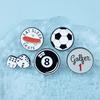 Number Pattern Dice Brooch - Personality Accessory for Backpack or Clothing