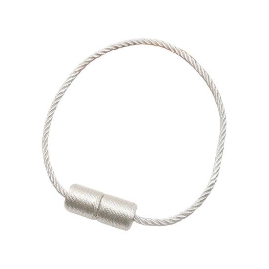 Magnetic Curtain Tiebacks, Modern Simple Rope Curtain Tie Backs, Decorative Drapes Weave Holdbacks for Home Bedroom Office Curtain