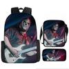 Set Zaino a 3 Pezzi Borsa a Tracolla Astuccio Slipknot Tessuto Oxford Per Materiale Scolastico
